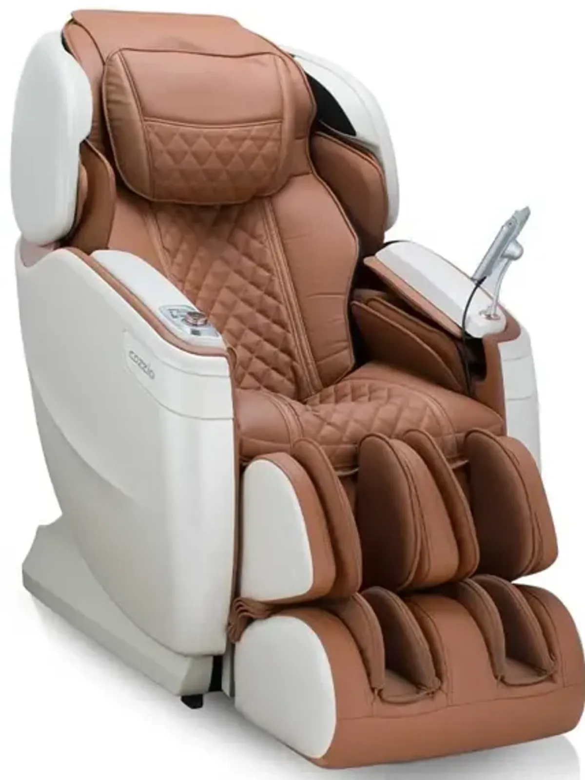 Qi Se Massage Chair in Cappuccino/Pearl White