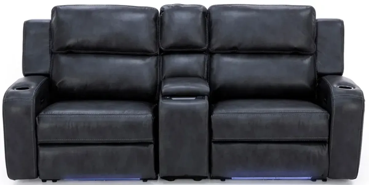 Magnus 3-Pc. Power Headrest Zero Gravity Reclining Console Loveseat