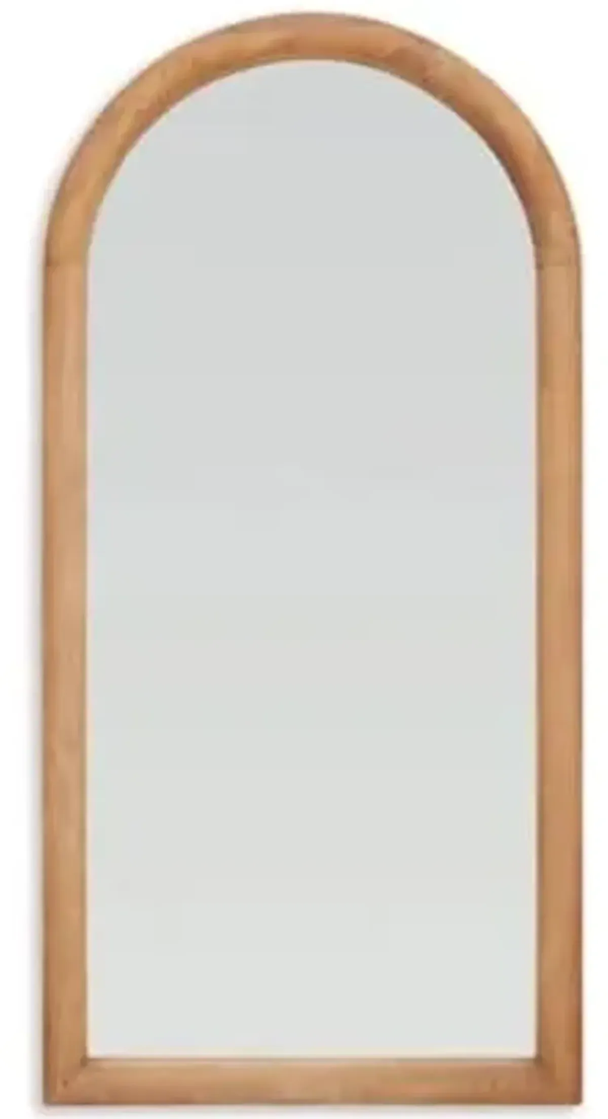 Wood Arch Floor Mirror 38"W x 77"H