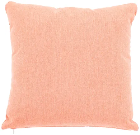 Persimmon Sunbrella Outdoor Pillow 16"W x 16"H
