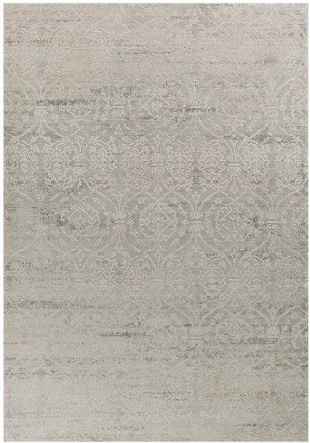 Genevive Pewter Imperial Area Rug 7'7"W x 10'10"L