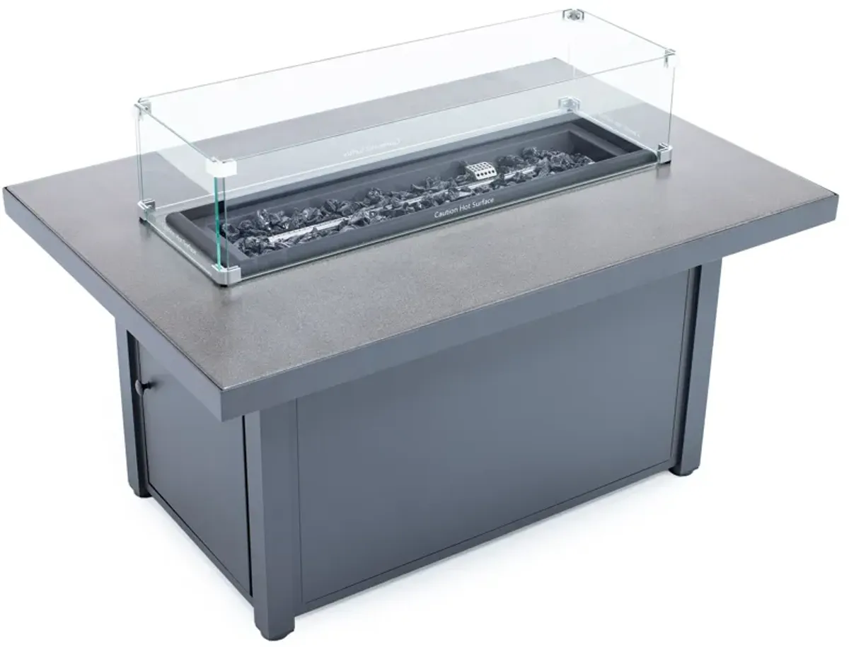 Cal Sil Rectangle Fire Table