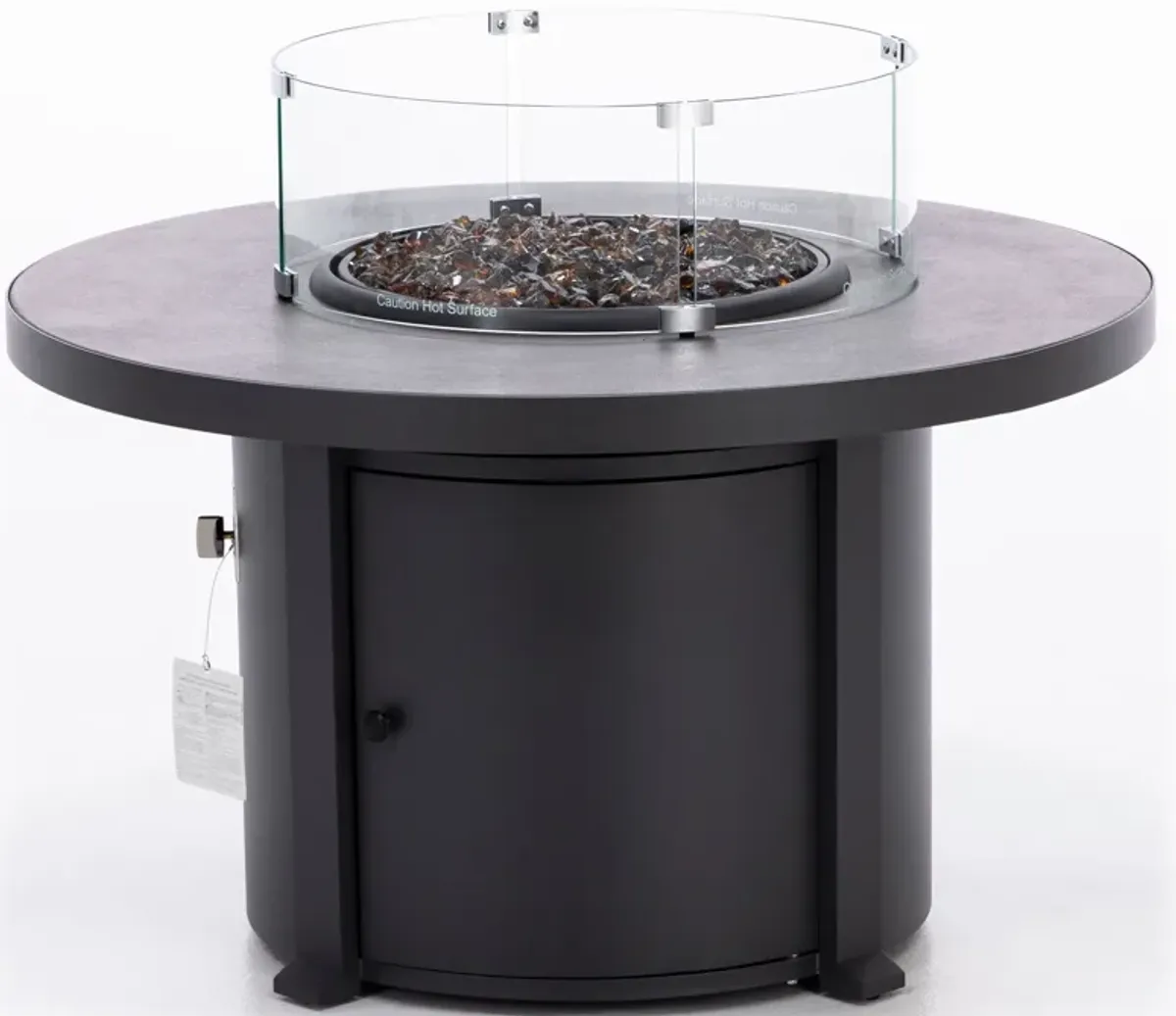 Cal Sil Round Fire Table