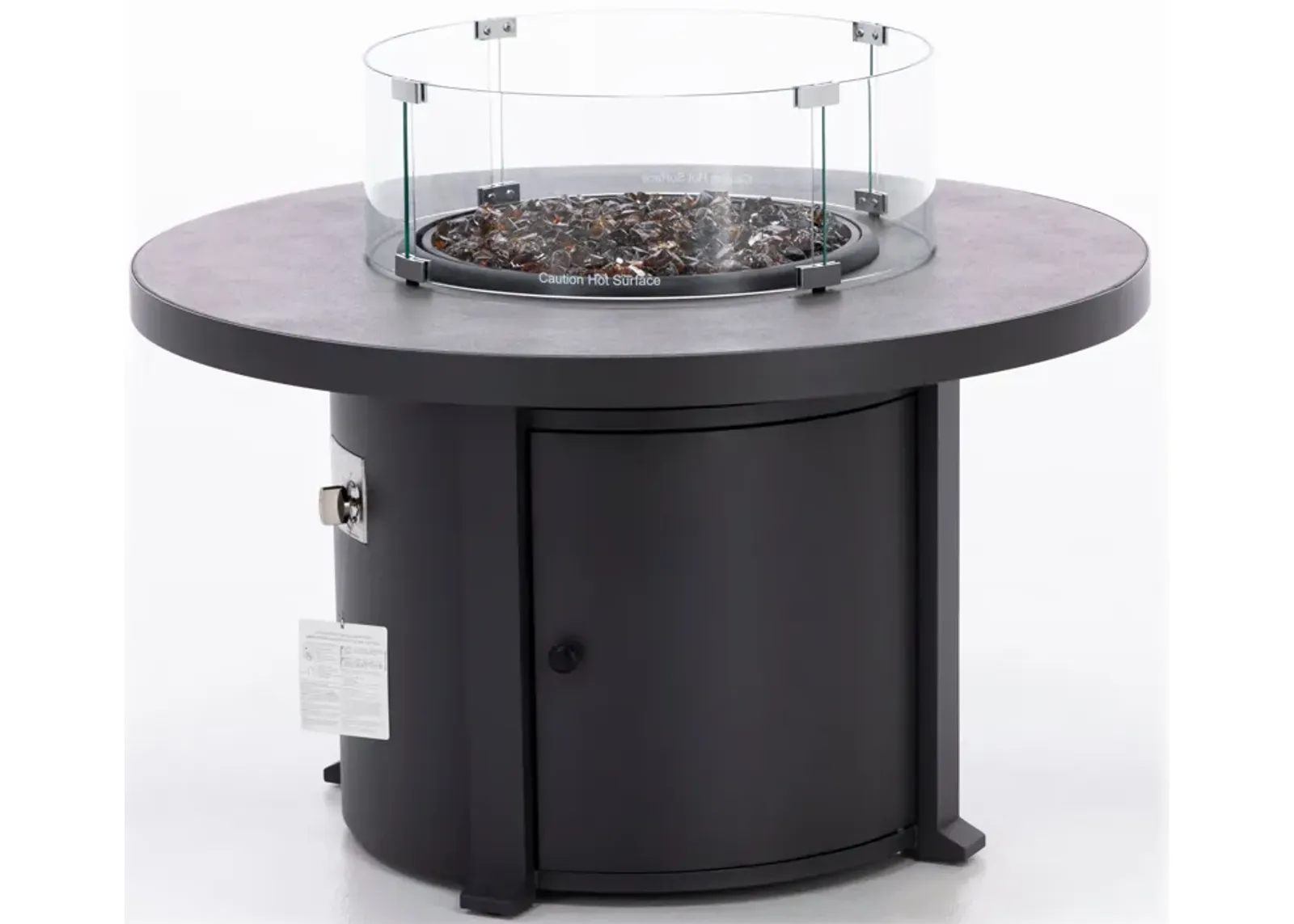 Cal Sil Round Fire Table