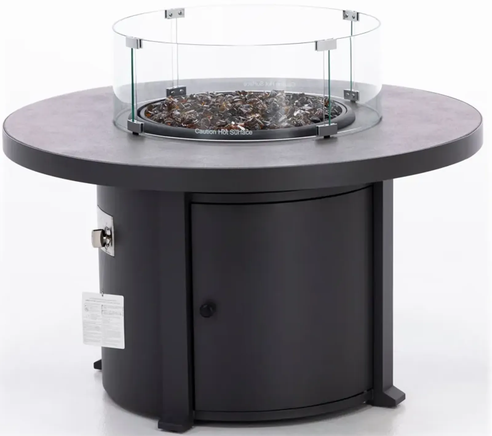 Cal Sil Round Fire Table