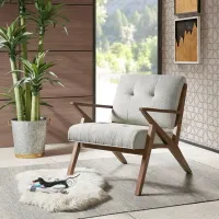 Rocket Lounge Chair in Light Grey