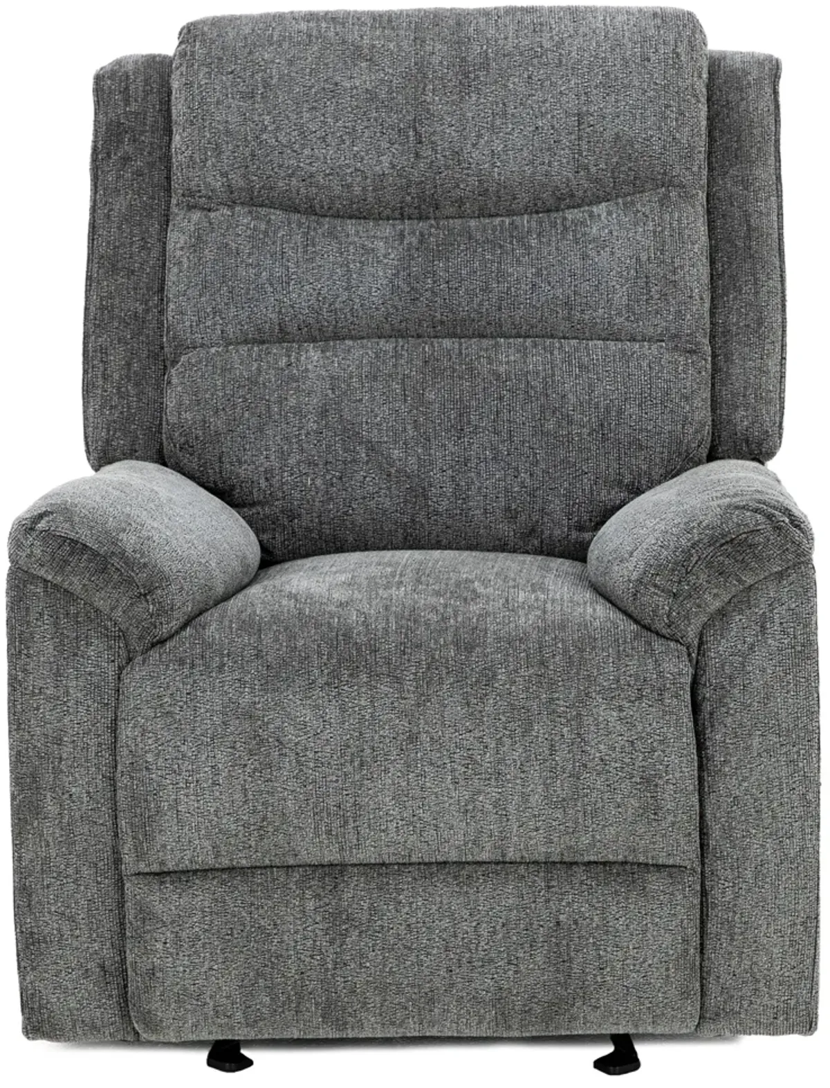 Abbey Glider Recliner in Charcoal