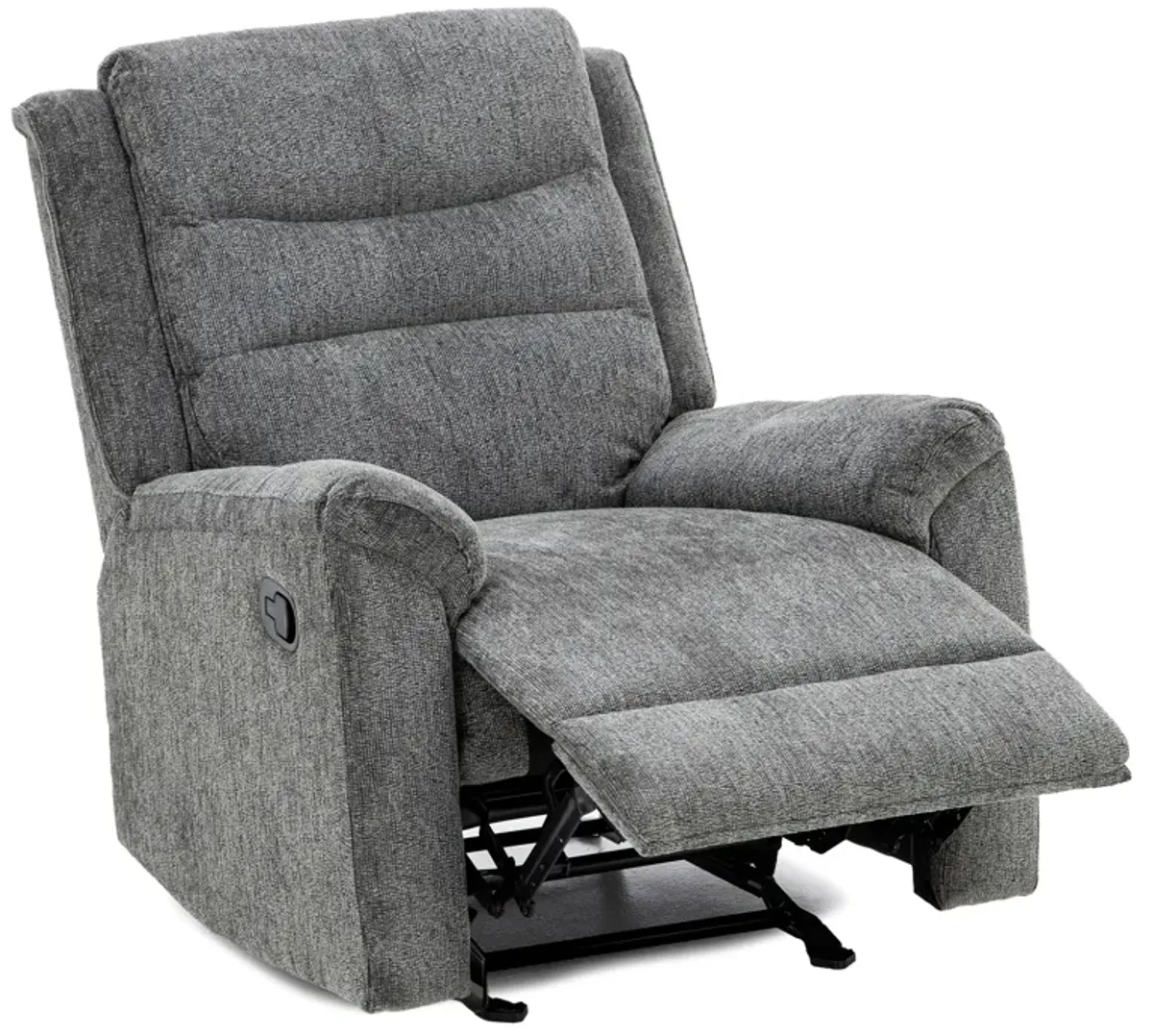 Abbey Glider Recliner in Charcoal