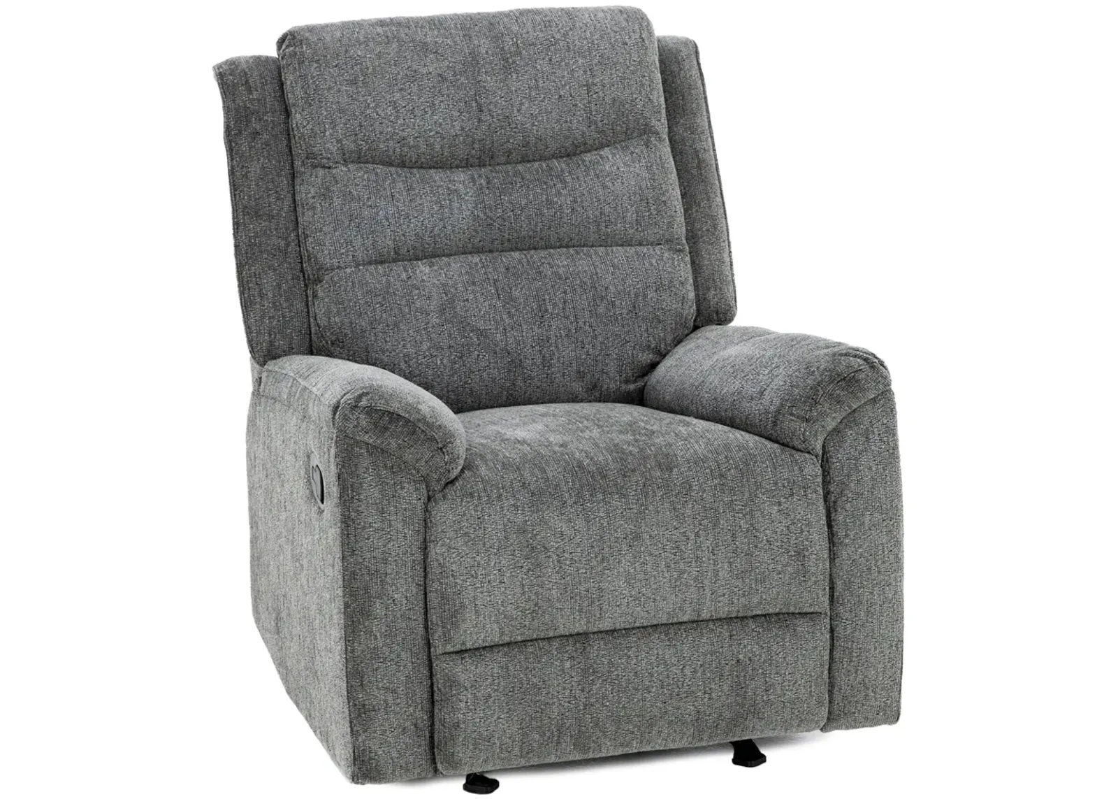 Abbey Glider Recliner in Charcoal