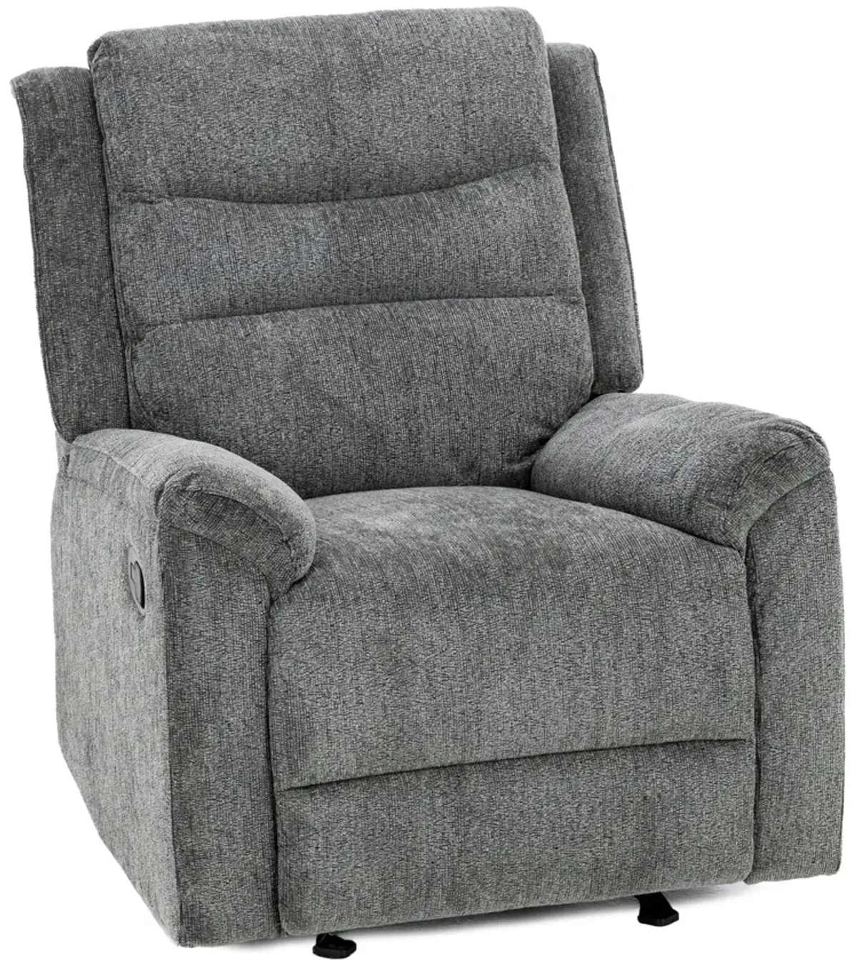 Abbey Glider Recliner in Charcoal