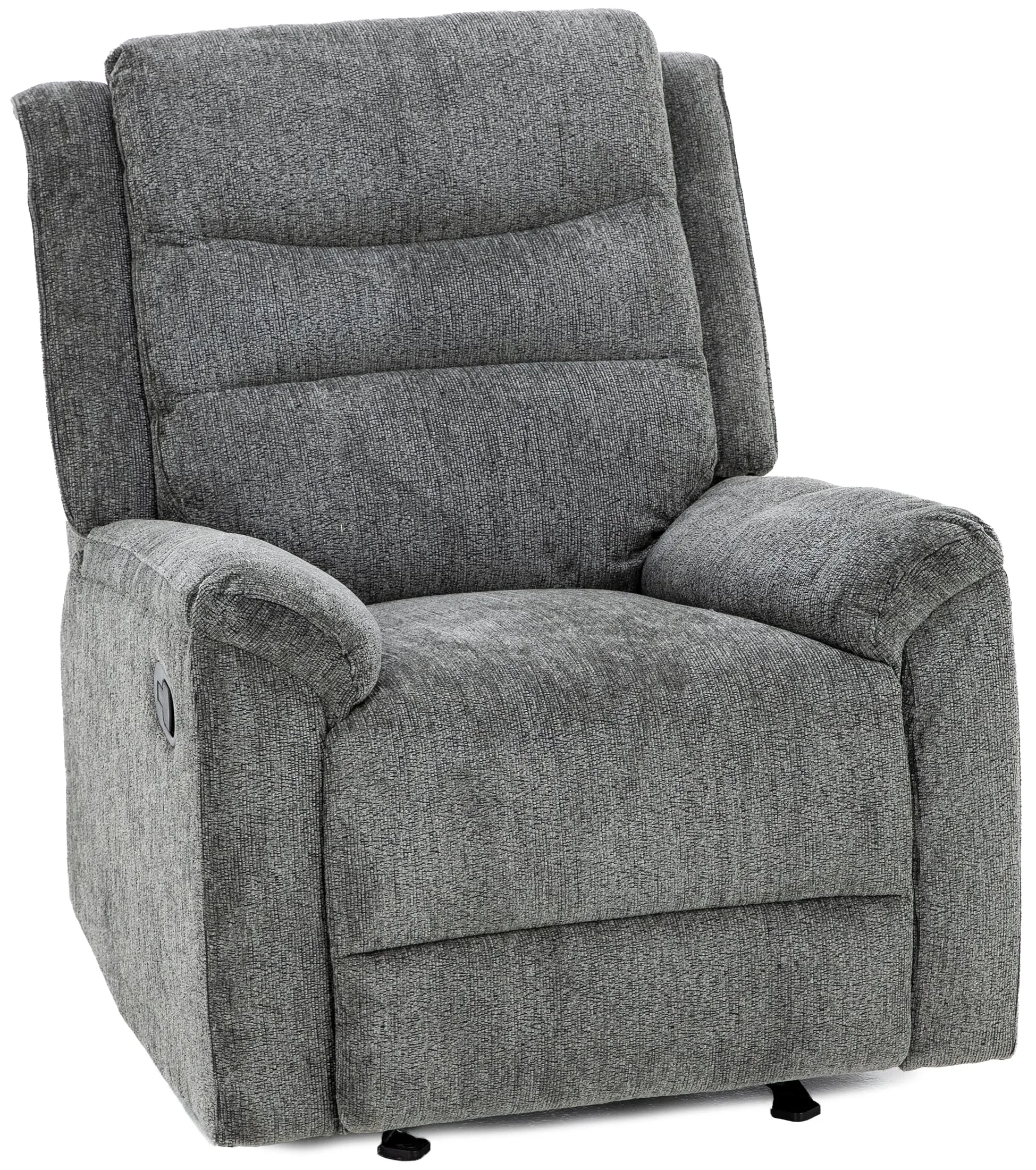 Abbey Glider Recliner in Charcoal