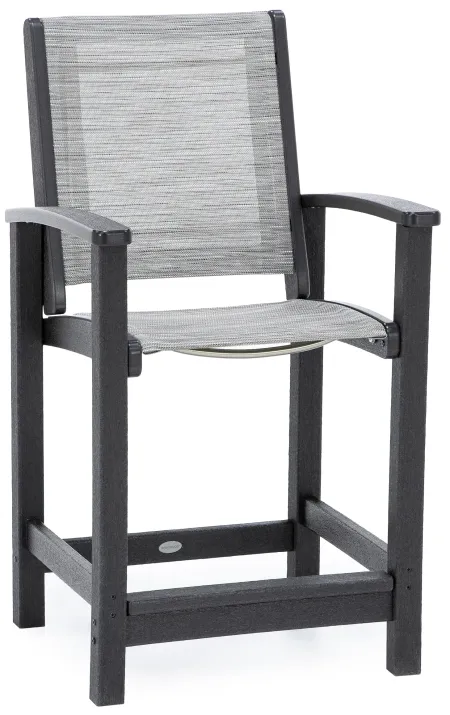 Coastal Sling Counter Height Chair