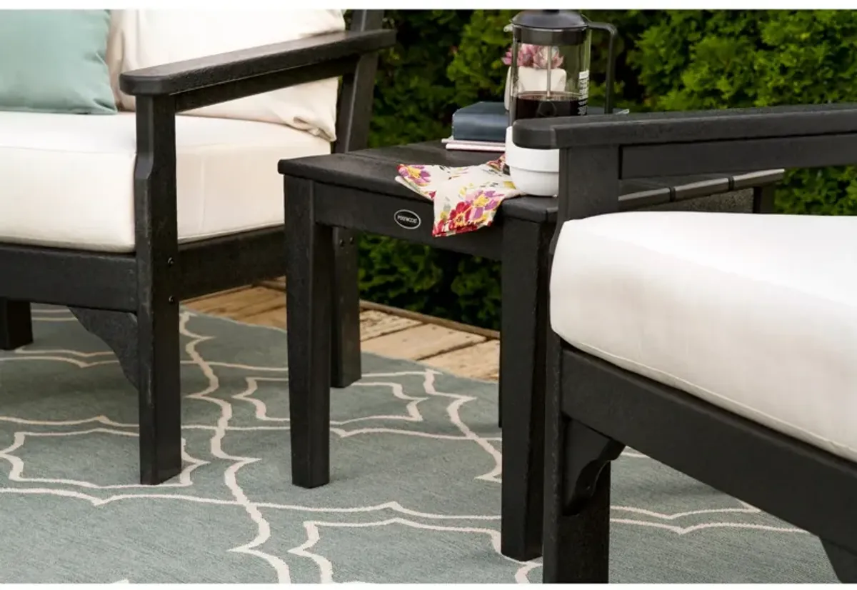 Newport 18" Black End Table