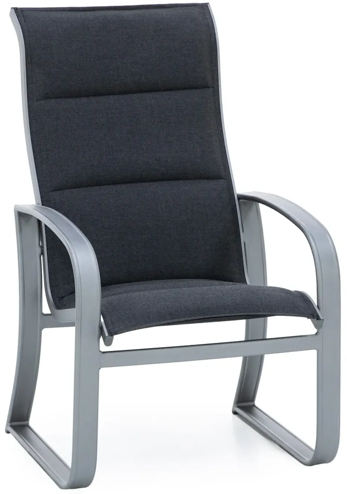 Cayman Isle Padded Sling Dining Arm Chair