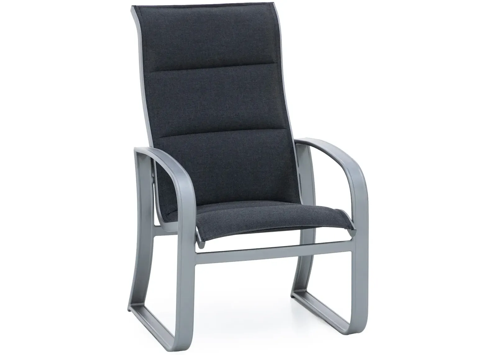 Cayman Isle Padded Sling Dining Arm Chair