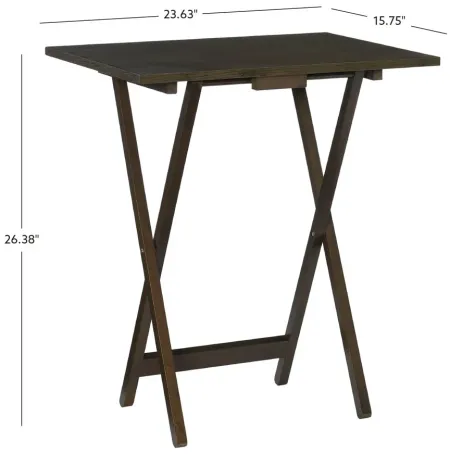 Tanner Grey Brown Tray Tables
