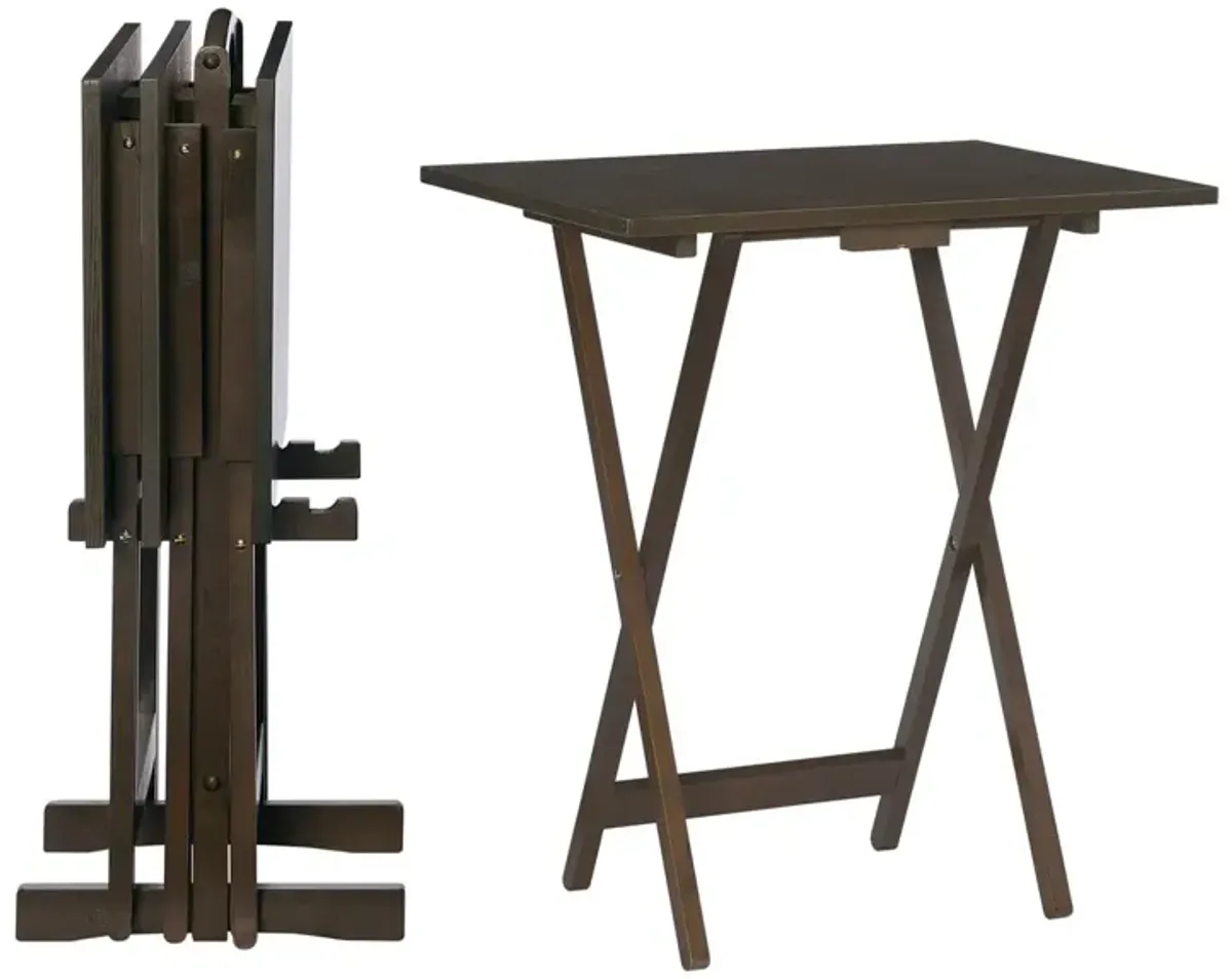 Tanner Grey Brown Tray Tables