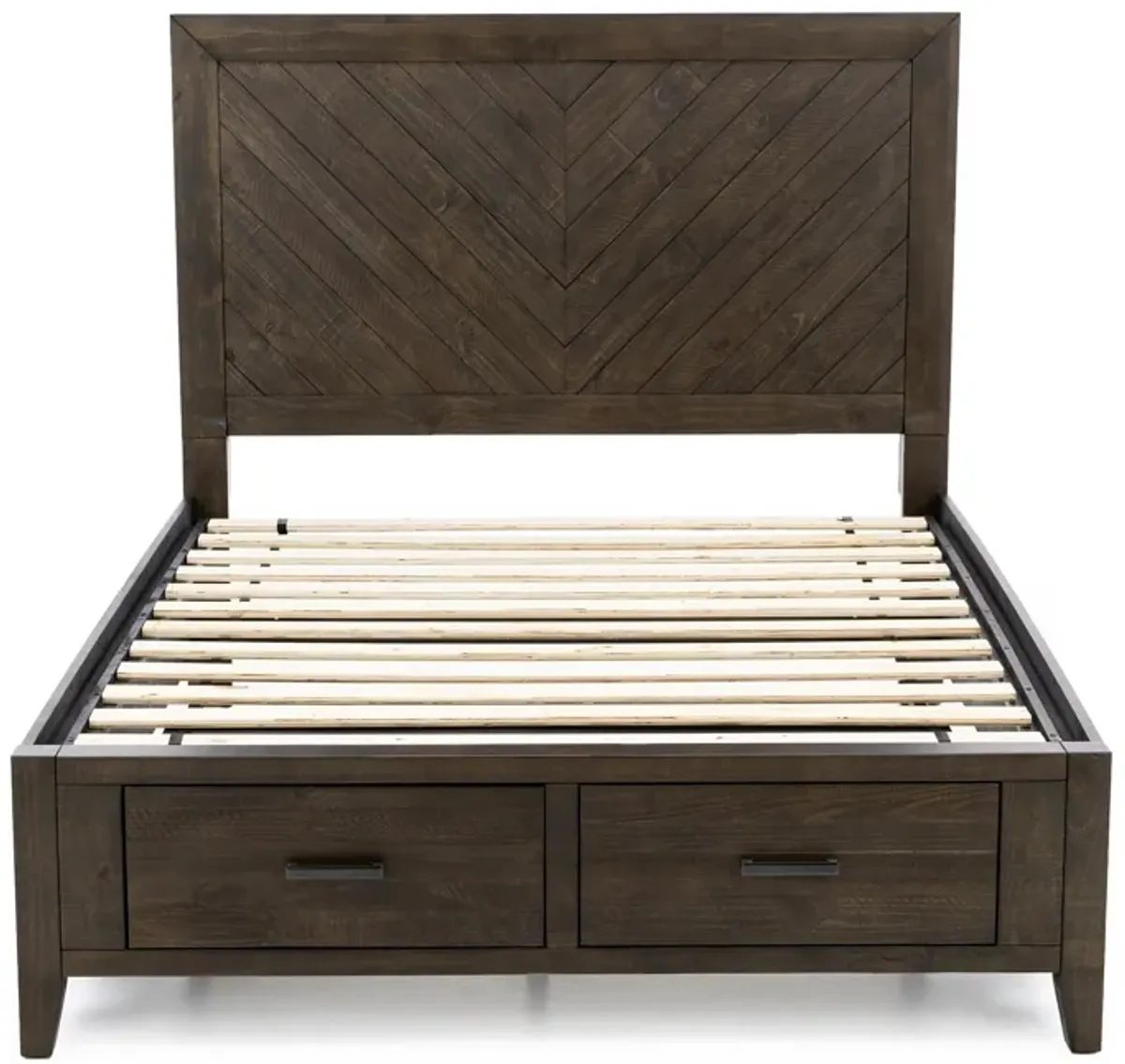 Direct Design Aria Full Footboard Storage Bed In Dark Grey Finish