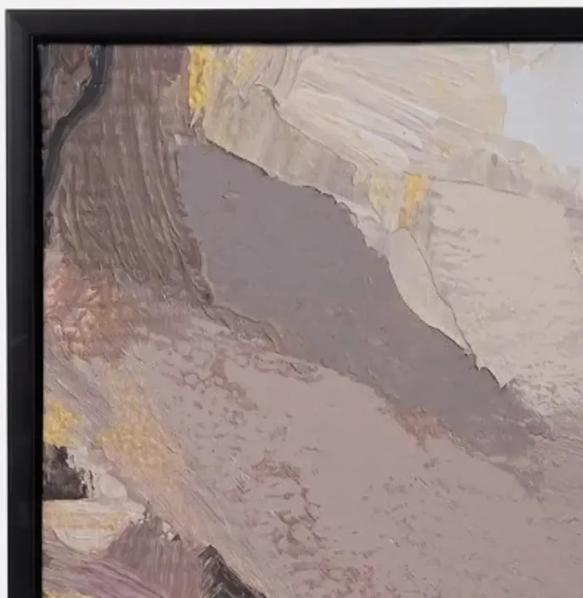 Woman Portrait Handpainted Framed Painting 32"W x 48"H