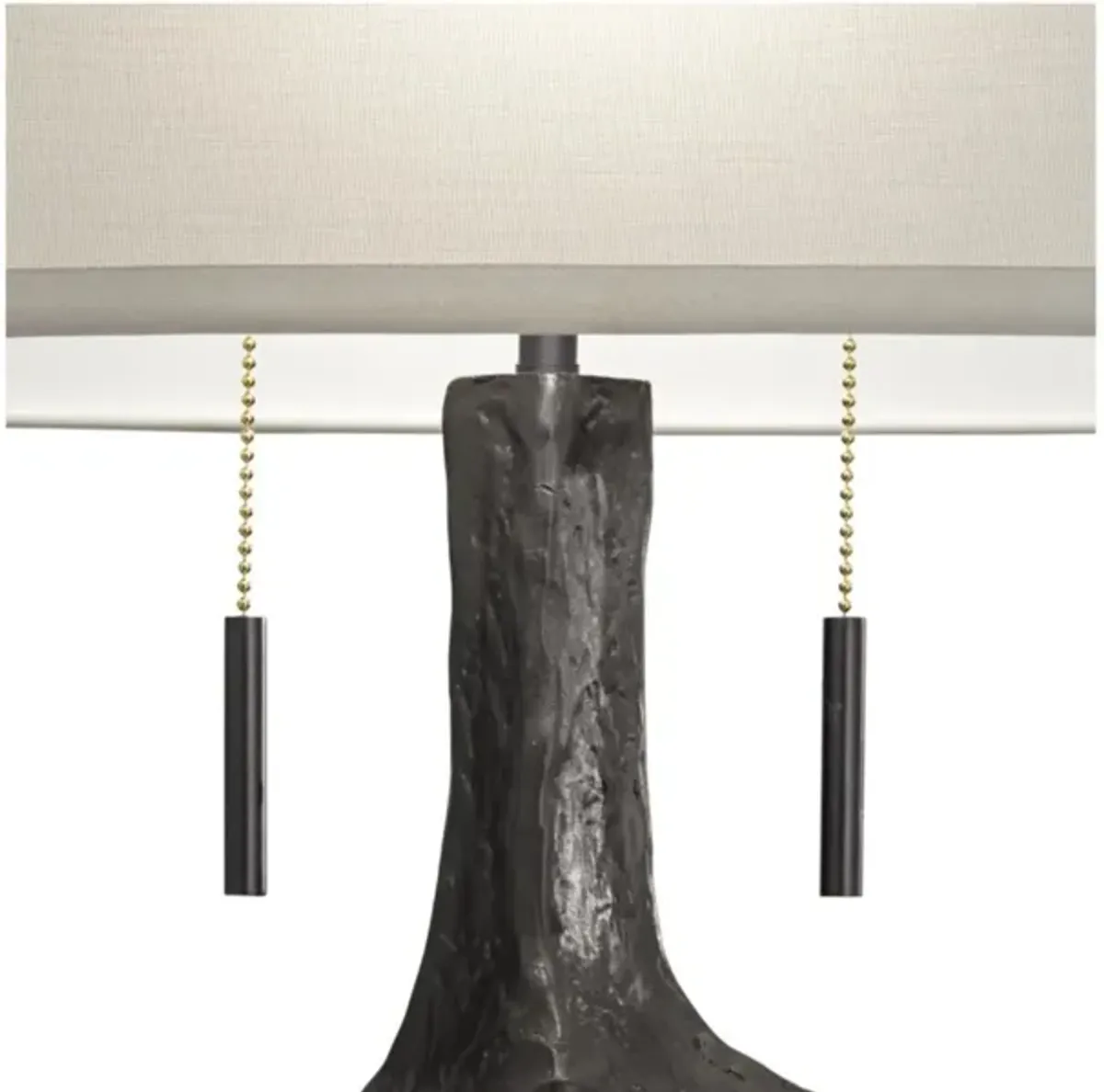 Black Sculpture Floor Lamp 66.75"H