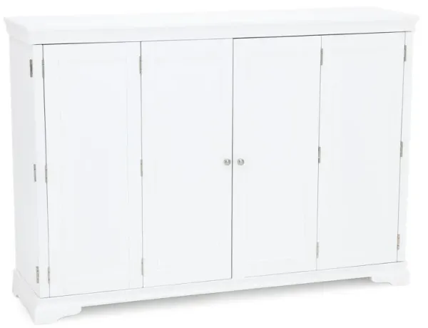 San Sebastian Queen Murphy Cabinet Bed With Sealy Mattress In White