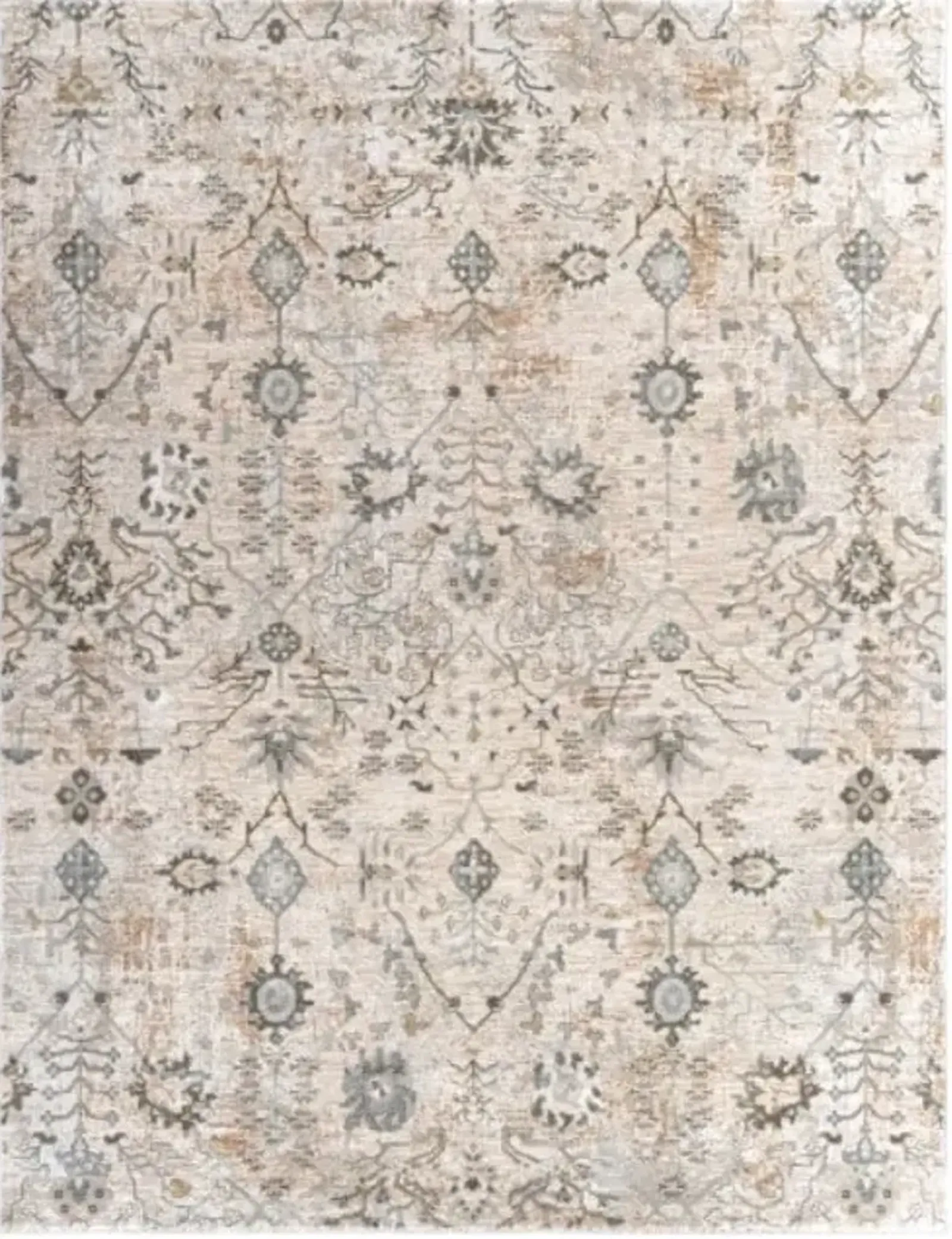 Brunswick Taupe/Olive/Teal Area Rug 12'W x 15'L