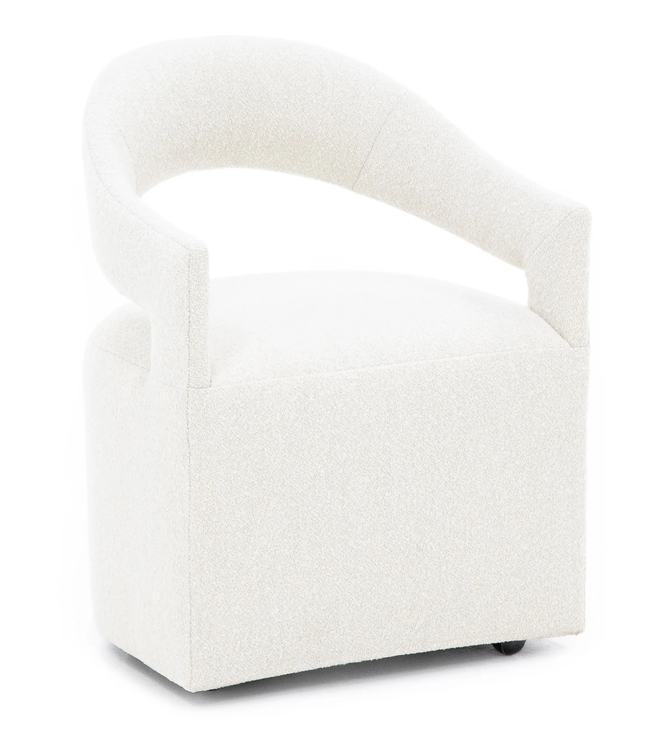 Modern Mood Caster Upholstered Arm Chair