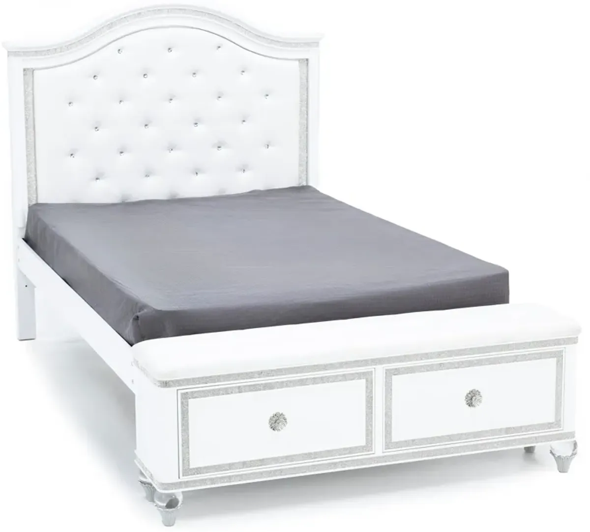 OMG Full Bed with Storage Bench