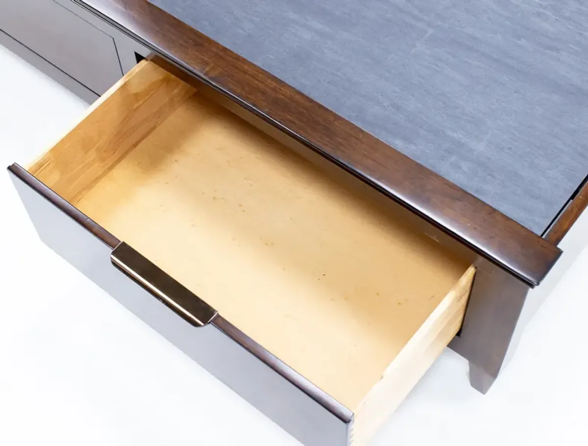 Elise Queen Storage Upholstered Shelter Bed