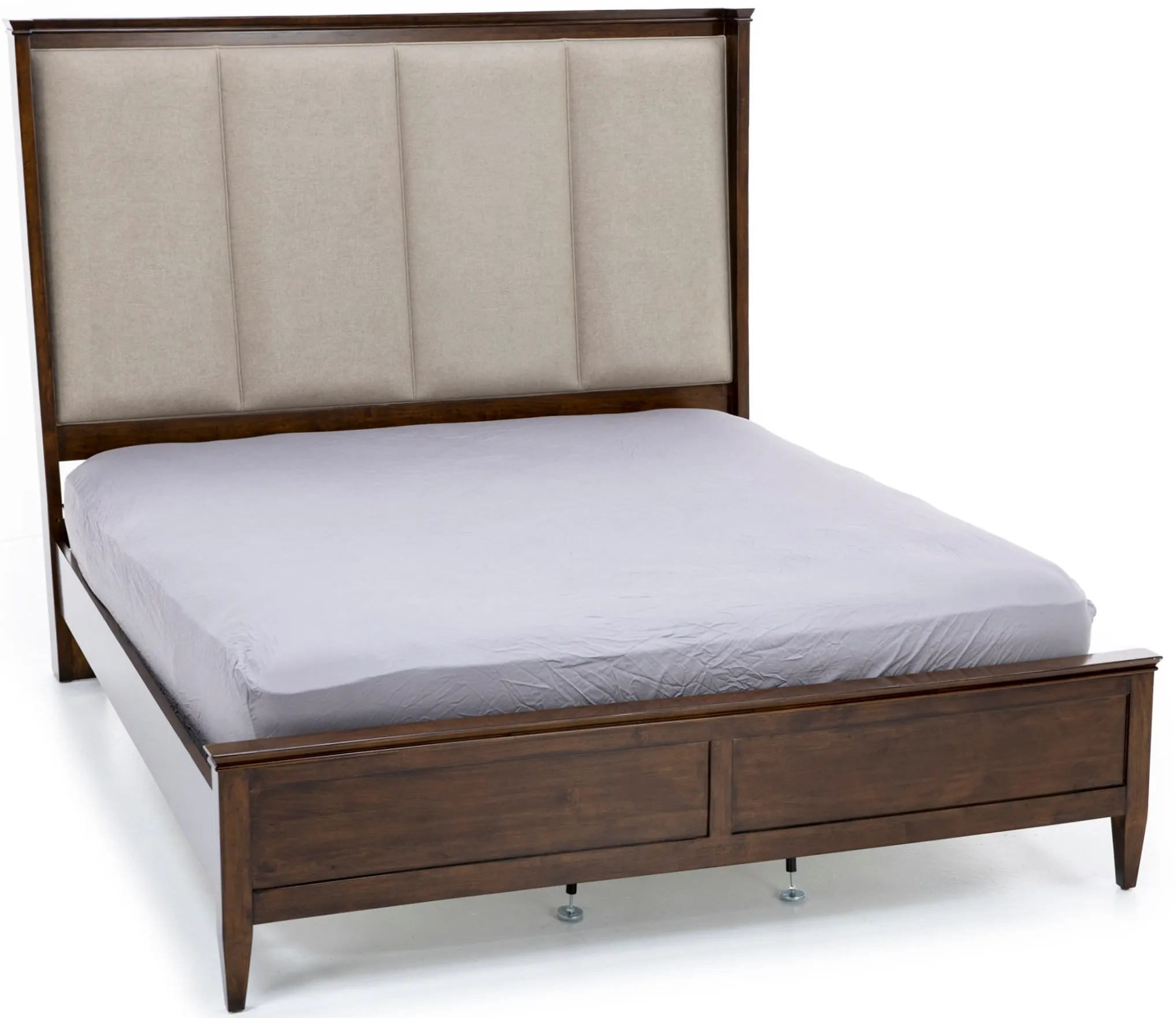 Elise Queen Upholstered Shelter Bed