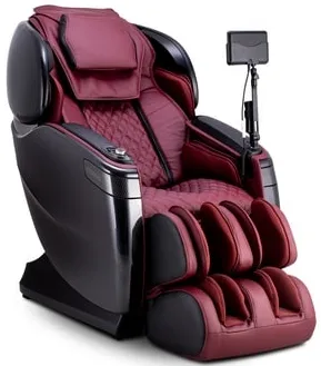 Qi XE Massage Chair in Red/Black