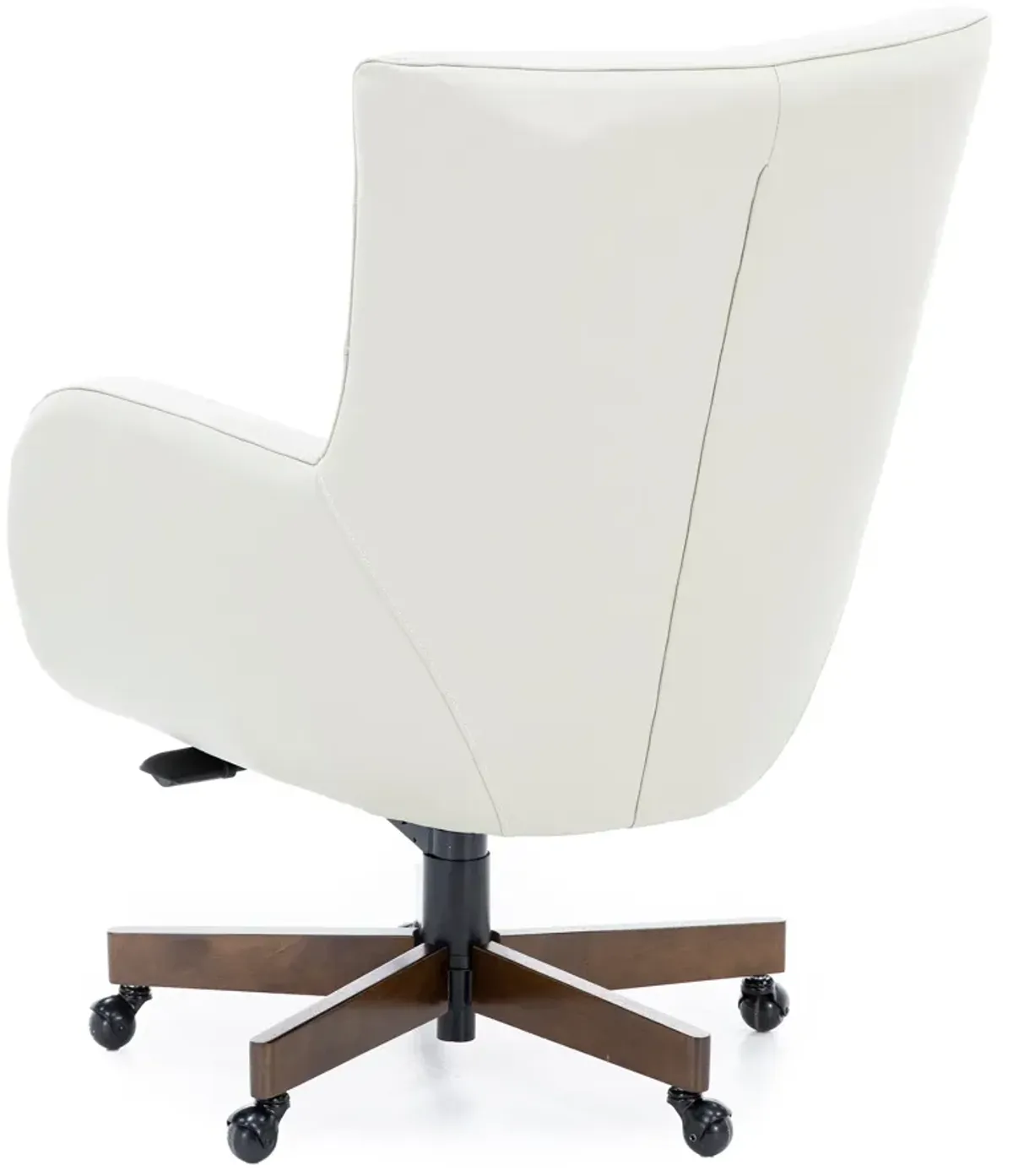 Caesar Ivory Leather Office Chair