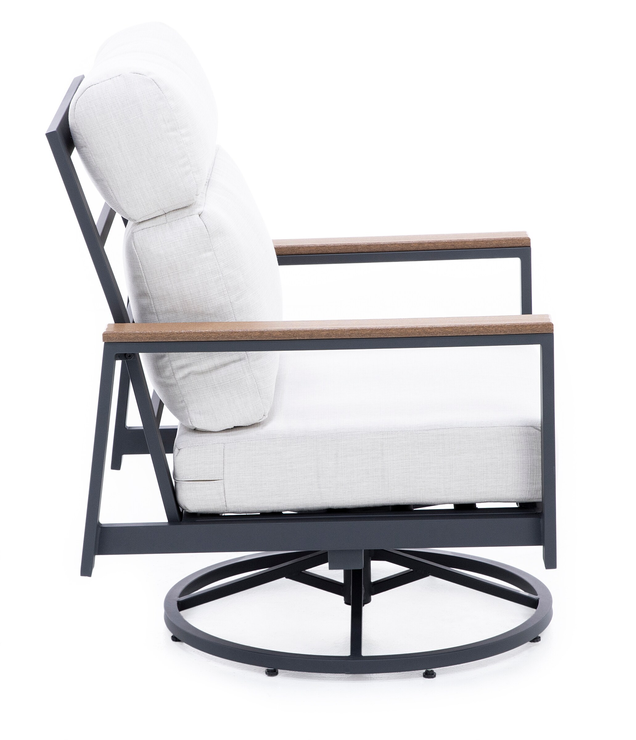 Hixon High Back Swivel Rocker