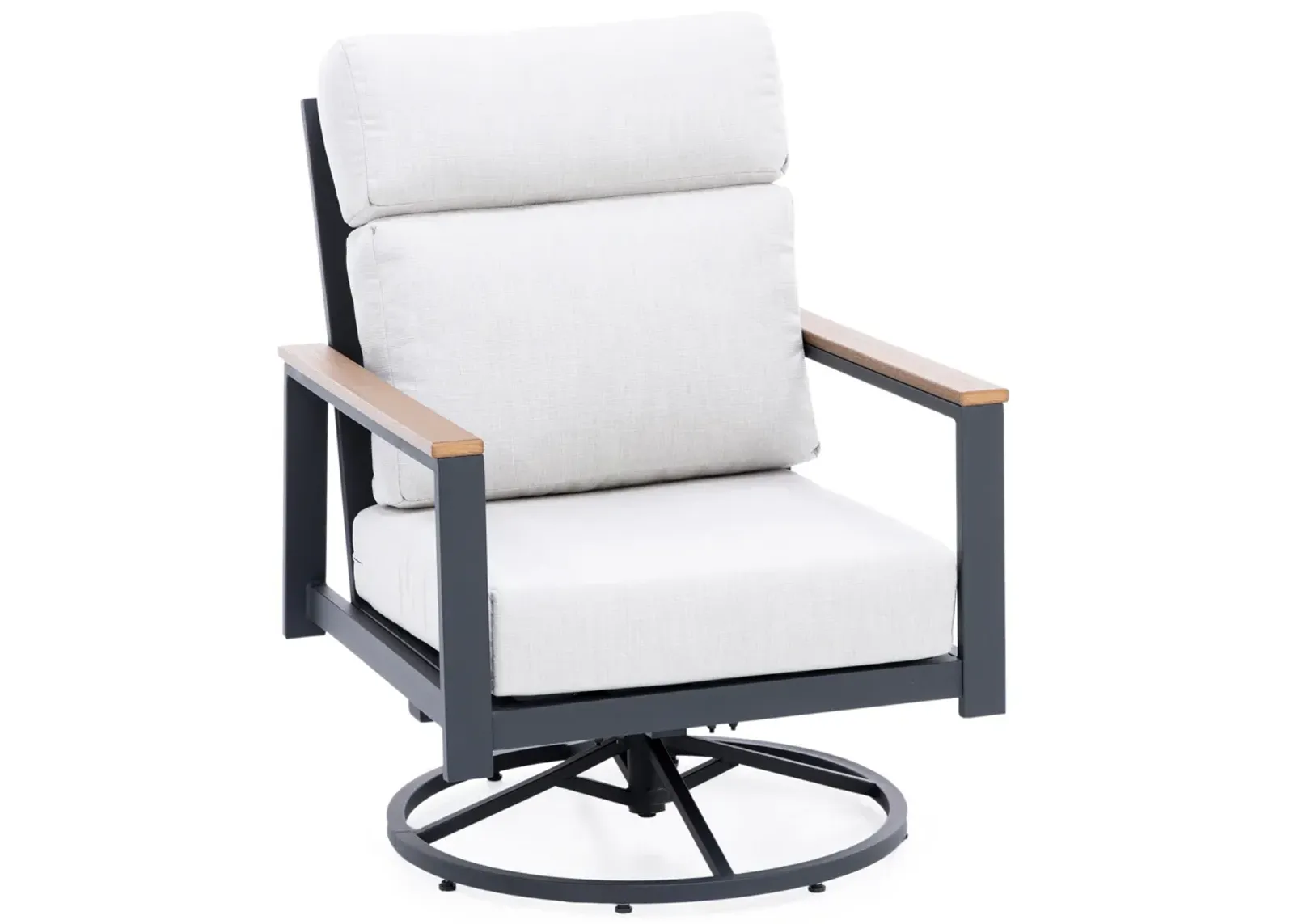 Hixon High Back Swivel Rocker