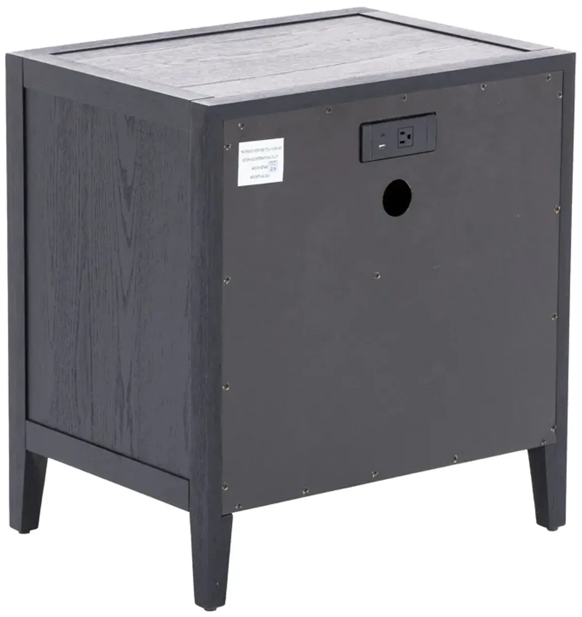 Direct Designs Bella Nightstand In Bella Black