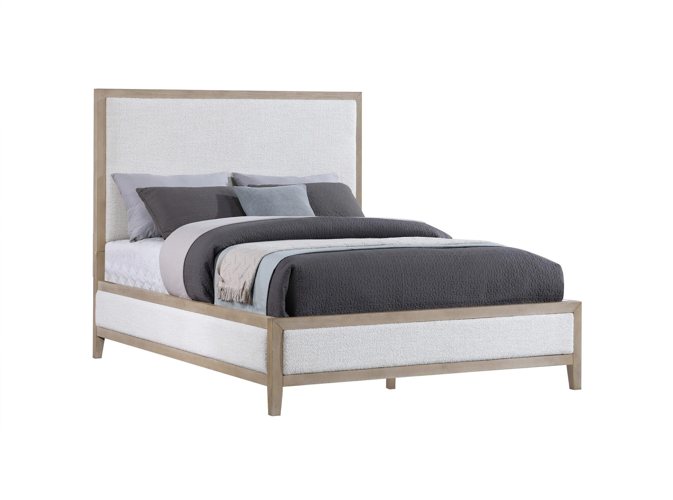 Direct Designs Bella King Upholstered Panel Bed