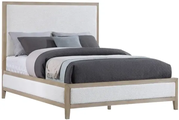 Direct Designs Bella King Upholstered Panel Bed in Bella Natural