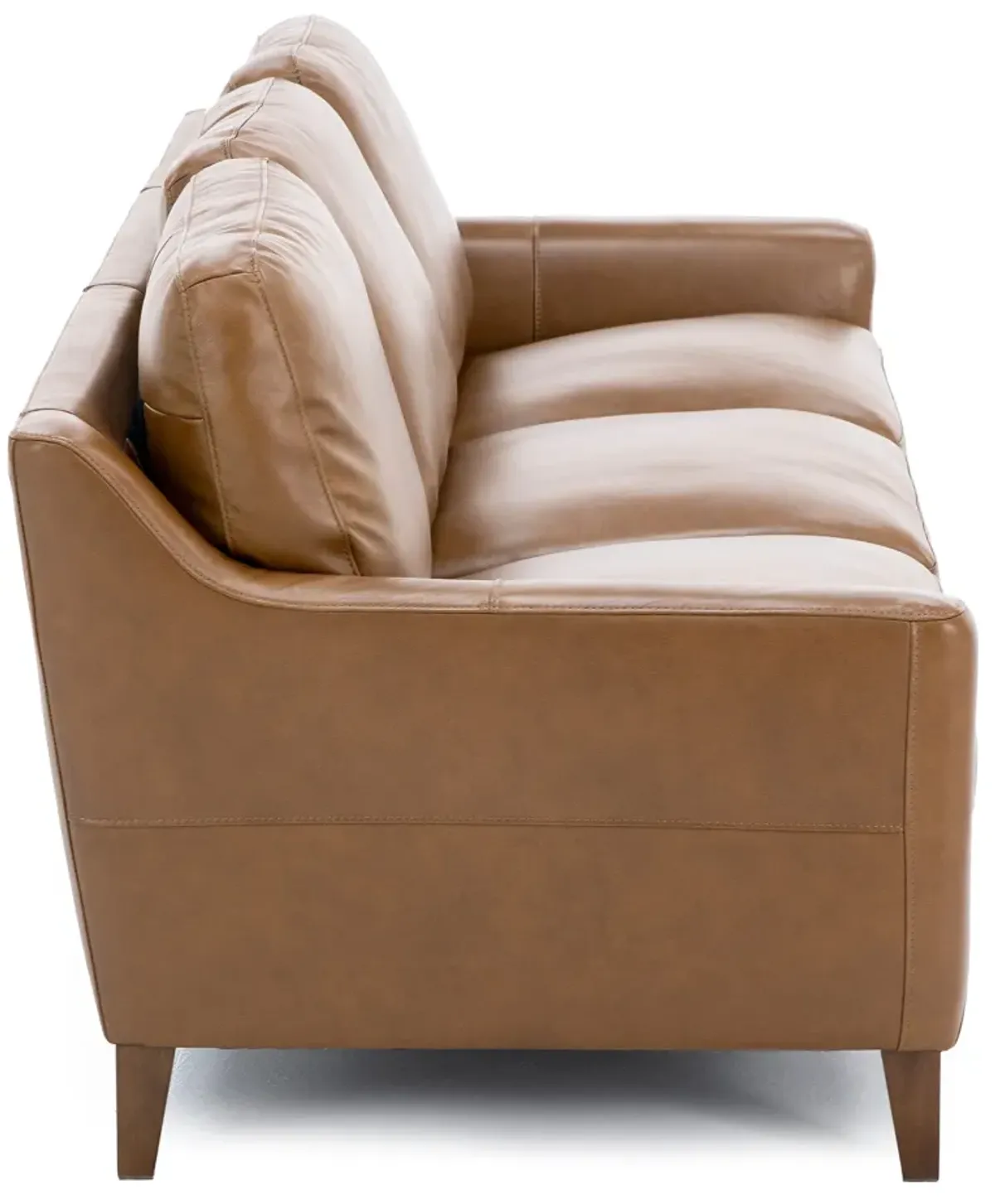 Filly Leather Sofa in Camel