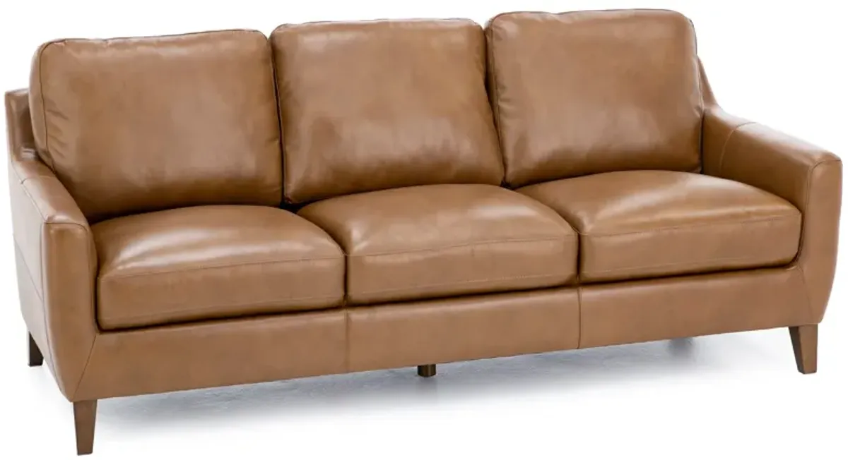 Filly Leather Sofa in Camel