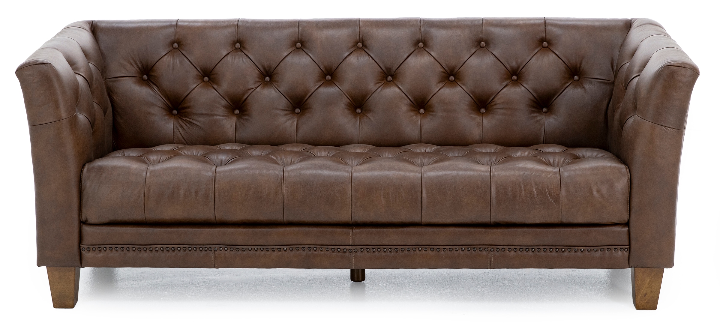 Westchester Tufted Leather Sofa