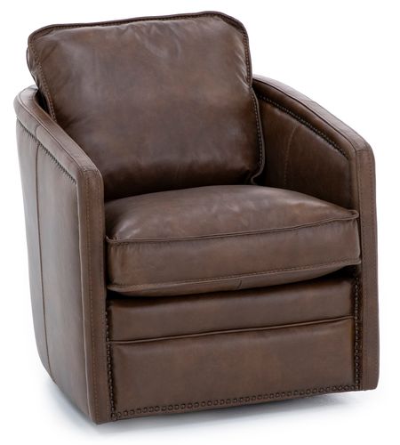 Westchester Leather Swivel Chair