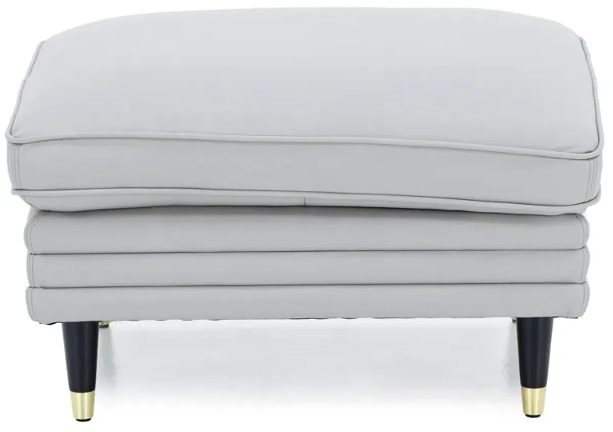Icon Leather Ottoman