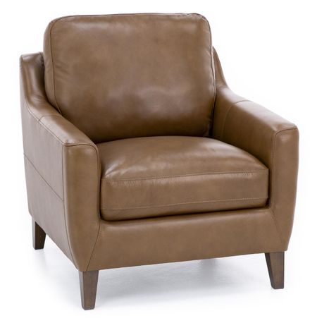 Filly Leather Chair in Camel