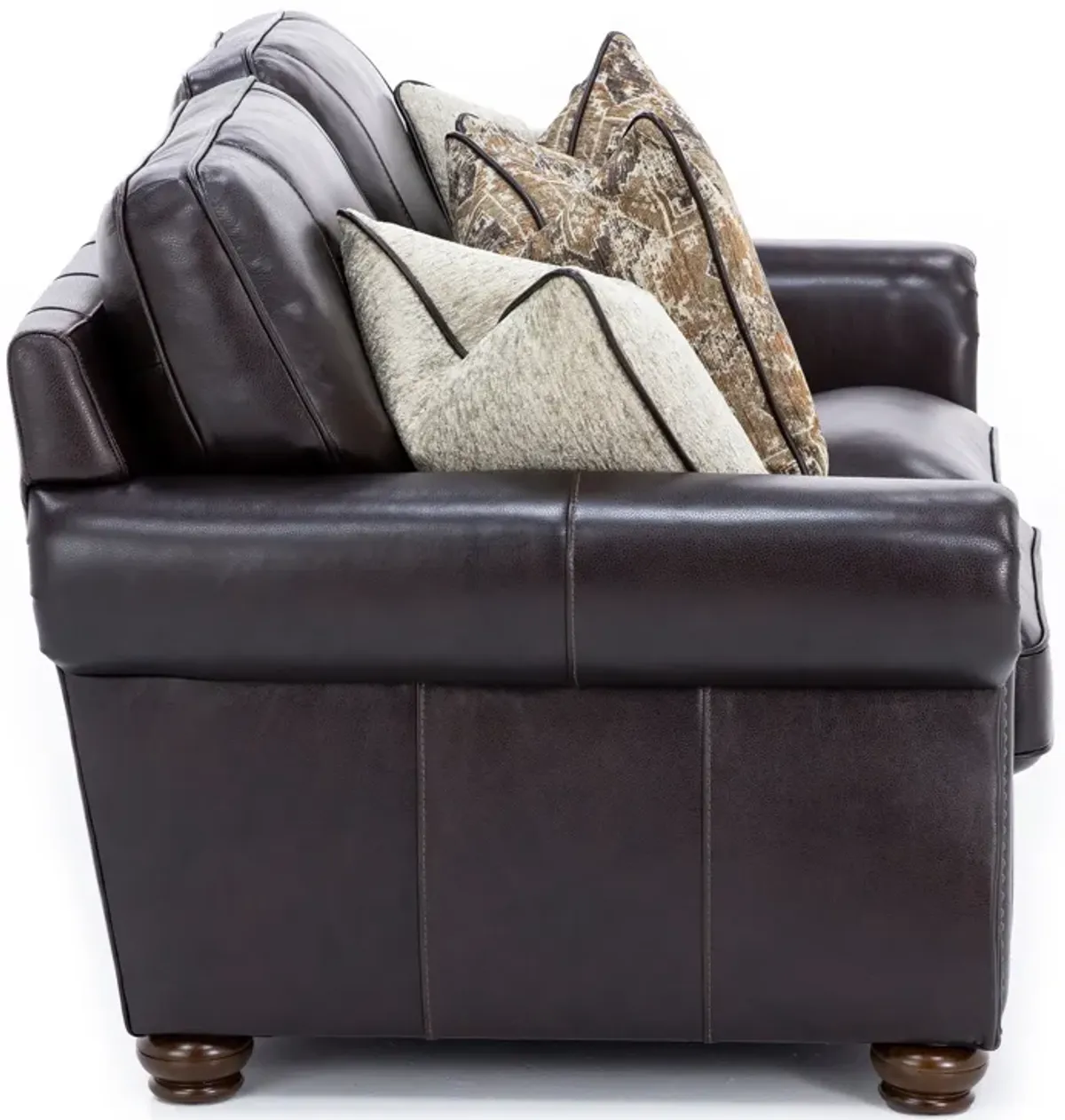 Clancy Leather Loveseat