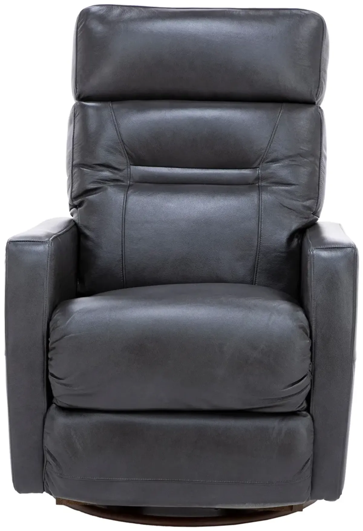 Lennon Leather Fully Loaded Swivel Recliner With Wireless Remote