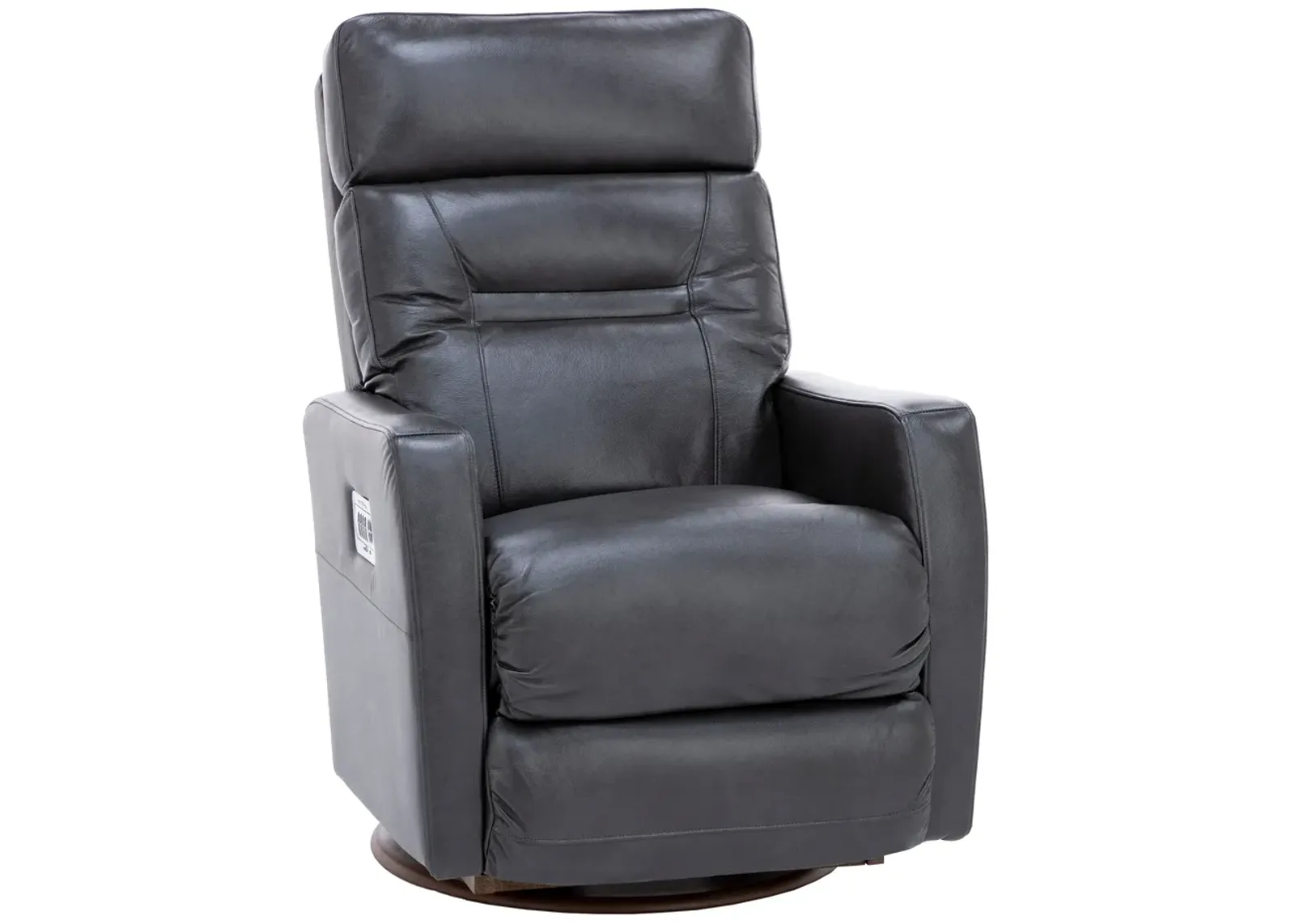 Lennon Leather Fully Loaded Swivel Recliner With Wireless Remote