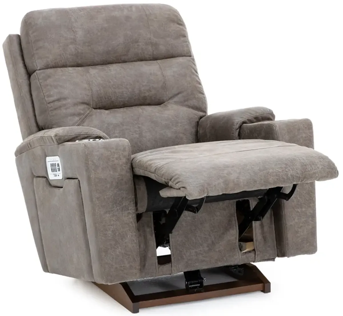 MacGyver Fully Loaded Multi Purpose Rocker Recliner with Wireless Charging and Storage