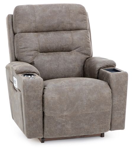 MacGyver Fully Loaded Multi Purpose Rocker Recliner with Wireless Charging and Storage