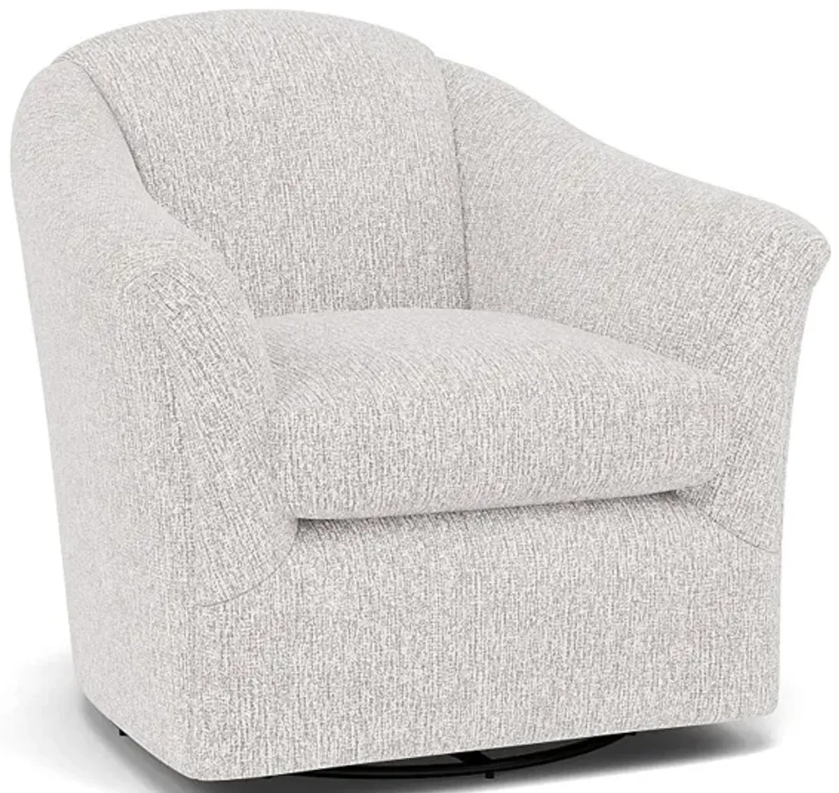 Darby Swivel Gliding Chair in 23579 Pashmina