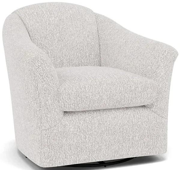 Darby Swivel Gliding Chair in 23579 Pashmina